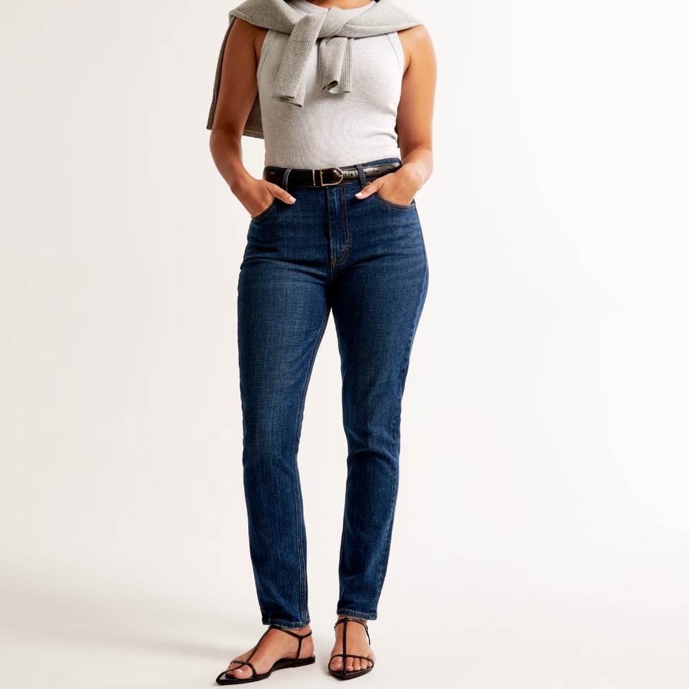 Abercrombie & Fitch NWT Curve Love High Rise Skinny Jeans Size 26 2 R